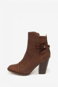 
                    
                        Swoon Walker Brown High Heel Ankle Boots
                    
                