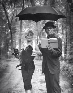 
                    
                        Actress Ginger Rogers and her actor husband William Marshall reading by candlelight, June 1961. Photograph by Nina Leen. LIFE.  Their marriage may have failed in part due to The Confession (1964), produced by Marshall and starring Rogers, which was not released until 1971 and was not a success. They divorced in 1971, after his bouts with alcohol, and the financial collapse of their joint film production company.  Surce: books0977.tumblr....
                    
                