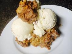 
                    
                        I had to try a little butter pecan ice cream on my Apple Dumpling Coffee Cake. It's a winner!
                    
                