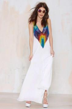 
                    
                        Mara Hoffman Do or Tie-Dye Fringe Dress
                    
                