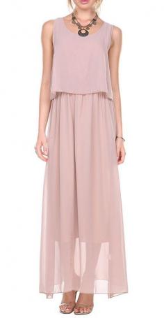 
                    
                        Stanzino Dusty Pink Blouson Maxi Dress
                    
                