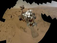 
                    
                        NASA - Curiosity Self-Portrait, Wide View.
                    
                