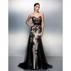 
                    
                        Trumpet/Mermaid V-neck Sweep/Brush Train Jersey Evening Dress
                    
                