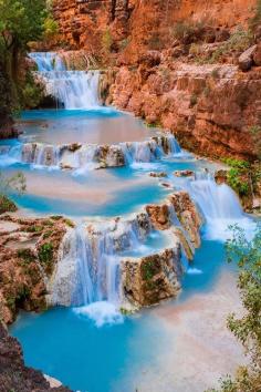 
                    
                        Beaver Falls on Havasu Creek, Grand Canyon, Arizona
                    
                