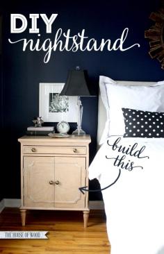 
                    
                        Build your own DIY Ballard Designs-inspired Isabella Nightstand | www.jenwoodhouse....
                    
                