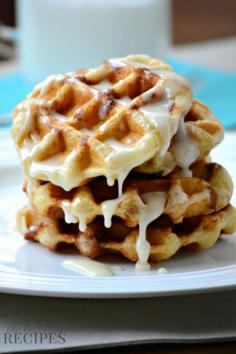 
                    
                        Cinnamon Roll Waffles
                    
                