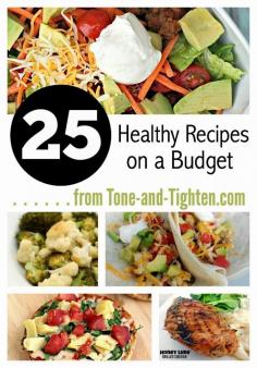 
                    
                        25 Healthy Recipes on a Budget Tone-and-Tighten.com
                    
                