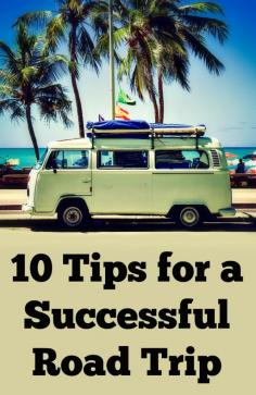 
                    
                        10 Road Trip Tips for a Successful Road Trip | Learn how to plan and play on your road trip with these tips and hacks that will help you save money and sanity. Focus on the essentials. Written primarily for couples and for friends travelling cross-country in the USA, but many apply to all road trippers.
                    
                