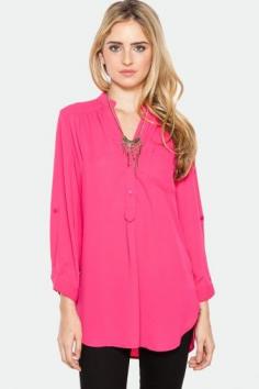 
                    
                        Pure Colora Blouse in Fuchsia
                    
                