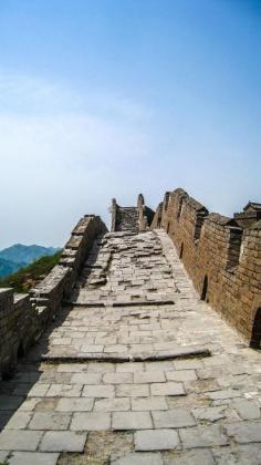 
                    
                        The Great Wall snakes through the mountains of China, meandering through valleys and over hilltops. It’s hard to even imagine how long this goes on for.
                    
                