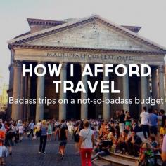 
                    
                        This is so very amazing. Read if you want to learn the tricks of the travel trade!
                    
                