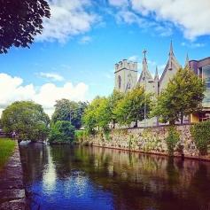 
                    
                        Canal at Nuns Island, Galway City, Ireland..
                    
                