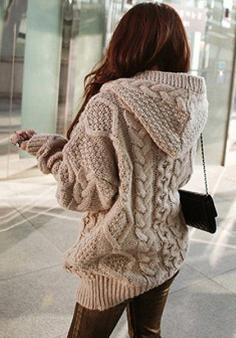 
                    
                        Light Brown Sweater Coat
                    
                