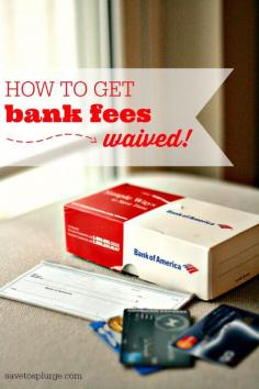 
                    
                        Bank fees and other charges can often be waived by simply asking. See my tips on how to get bank fees waived and what other charges I've gotten refunded!
                    
                