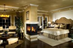 
                    
                        Beautiful bedroom with fireplace and sitting room
                    
                