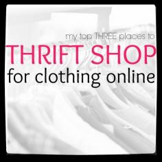 
                    
                        Thrift Shopping Online!  Here's three simple ways to find quality clothing online for cheap!
                    
                