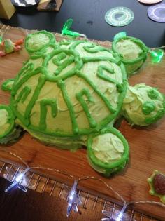 
                    
                        Tortuga Cake tutorial, Turtle cake tutorial, Wild Kratts birthday party The Style Sisters
                    
                