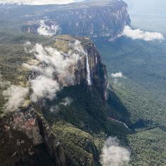 
                    
                        Angel Falls on Auyantepui, Venezuela
                    
                