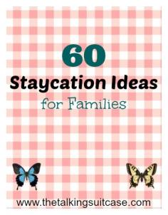 
                    
                        Check out this MASSIVE list of staycation ideas for families. Locals from 60 cities around the USA have put together their favorite activities for kids. You won't want to miss this roundup of articles!
                    
                