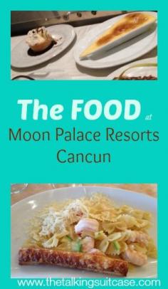 
                    
                        Are you considering a trip to Moon Palace Resorts in Cancun?  See what we ate at Moon Palace Resorts & why you will want to eat there too.  Hubs & I preferred La Trattoria at the Golf Villas
                    
                