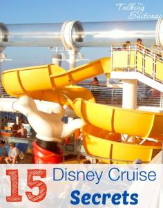 
                    
                        Planning a Disney Cruise?  Learn 15 Disney Cruise secrets to help make your cruise a success.  These tips and tricks will help you enhance your experience and save you money!
                    
                