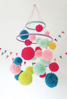 
                    
                        DIY pom pom chandelier | Mollie Makes 42
                    
                