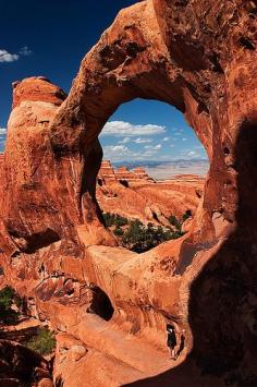 
                    
                        The Double O - Arches National Park, Utah, United States.
                    
                