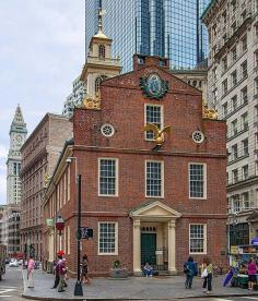 
                    
                        The old state house-Boston,MA Built in 1713,it was the seat of the Massachusetts General Court until 1798 and is one of the oldest public buildings in the United States.﻿
                    
                