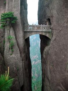 
                    
                        Bridge of the Immortals, Yellow Mountain, China.  yerawizardharry.t...
                    
                