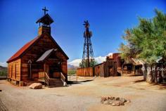 
                    
                        Goldfield Ghost Town on Apache Trail, Arizona
                    
                