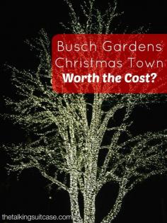 
                    
                        Are you considering a trip to Busch Gardens Christmas Town at Williamsburg?  Wondering if the park is worth the cost?  I've put together pros, cons and tips to help you decide if Christmas Town is worth the expensive.  I thing it is!
                    
                