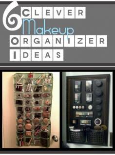 
                    
                        6 Clever Makeup Organizer Ideas
                    
                