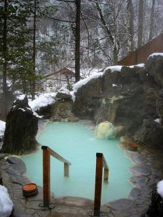 
                    
                        Shirahone Onsen by Genah: 'White Bone' Onsen (hot spring), named for the milky blue white minerals that make this water so great. #Hot_Spring #Japan
                    
                