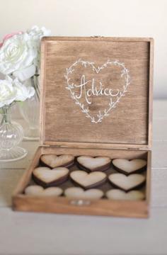 
                    
                        Rustic Wedding Guest Book Alternative Bridal Shower Keepsake Advice Box
                    
                