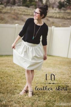 
                    
                        Carissa Miss: DIY Leather Skirt
                    
                