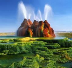 
                    
                        Fly Geyser Nevada USA
                    
                