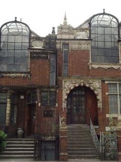 London. These houses were built specifically for artists. The large windows are where the studio space is located. There are four of these houses in a row. Photos do not do these justice....I WANT one!