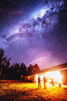 
                    
                        ost unreal photo at Warren and Shirley's wedding of the night sky in Deniliquin, New South Wales, Australia. He said of the shot, "As a young child, all I dreamed about was being an astronaut. As an adult, all I dream about is being a wedding photographer. Yesterday, both things came together for one brief moment." What a way to start the week.
                    
                