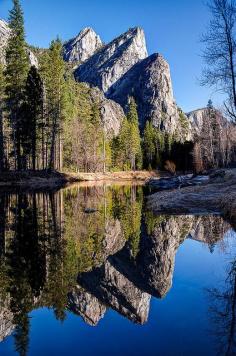 
                    
                        Three Brothers, Yosemite National Park, California; photo by Eric Leslie
                    
                