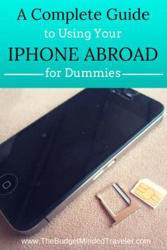 
                    
                        How to use your iPhone overseas - unlocking and using an international SIM, using with WiFi and airplane mode, or applying global data - AND, how to use a dumbphone overseas, too. It's ALL here.
                    
                