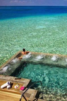 
                    
                        Incredible! private bungalow with a spa within the Indian Sea, at the Hotel Vessaru in the Maldives
                    
                