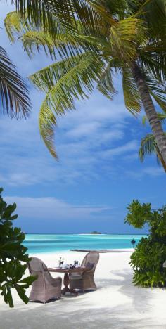 Dining on the Beach (Maldives)