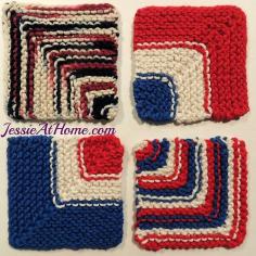 
                    
                        Evens and Odds Mitered Coaster ~ Free #Knit Pattern by Jessie Rayot
                    
                