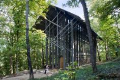 
                    
                        Thorncrown Chapel | E. Fay Jones; Photo: Randall Connaughton | Archinect
                    
                