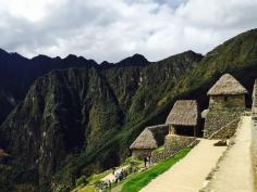 
                    
                        Machu Picchu, Urubamba, Peru - The guard house at Machu Picchu.
                    
                