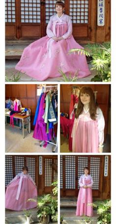 
                    
                        Trying on a Hanbok in Bukchon Hanbok Village, Seoul, South Korea
                    
                