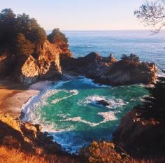 
                    
                        McWay Falls, Monterey County, California - Golden Hour does its...
                    
                