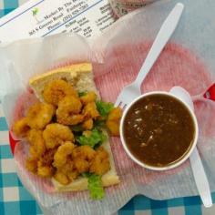 
                    
                        America's Best Seafood Dives 2015: LeJeune's Market by the Bay, Fairhope, Alabama. Here's the shrimp po-boy of your dreams: plump, sweet catch hauled in from the Gulf, breaded and cooked perfectly. Coastalliving.com
                    
                