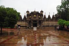 This is an amazingly graceful temple carved out of pristine white marble.