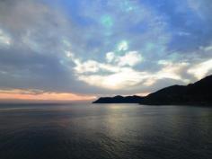 
                    
                        Manarola, Cinque Terre, Italy. See the huge whale in the sky?
                    
                